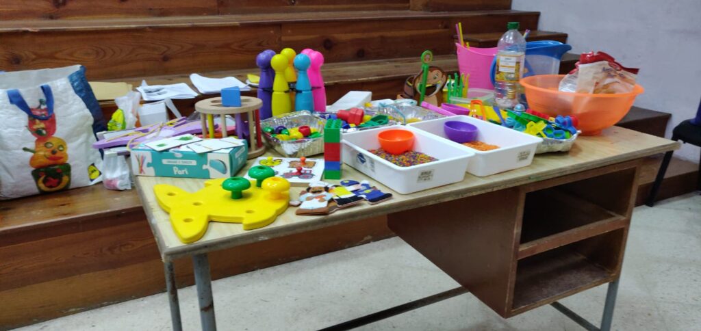 table with items