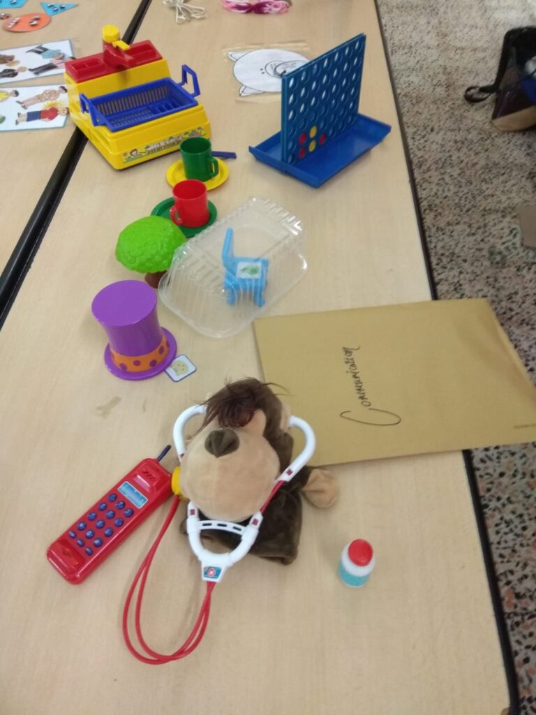 image of different items that children plays with.