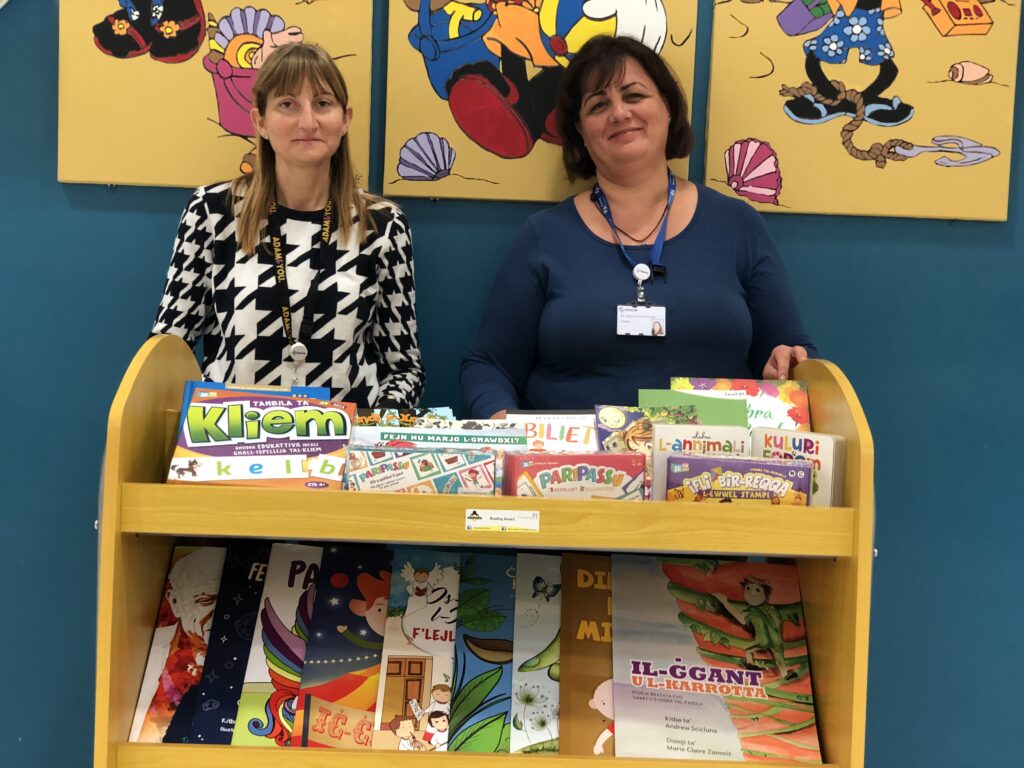 Hospital Classes staff with books